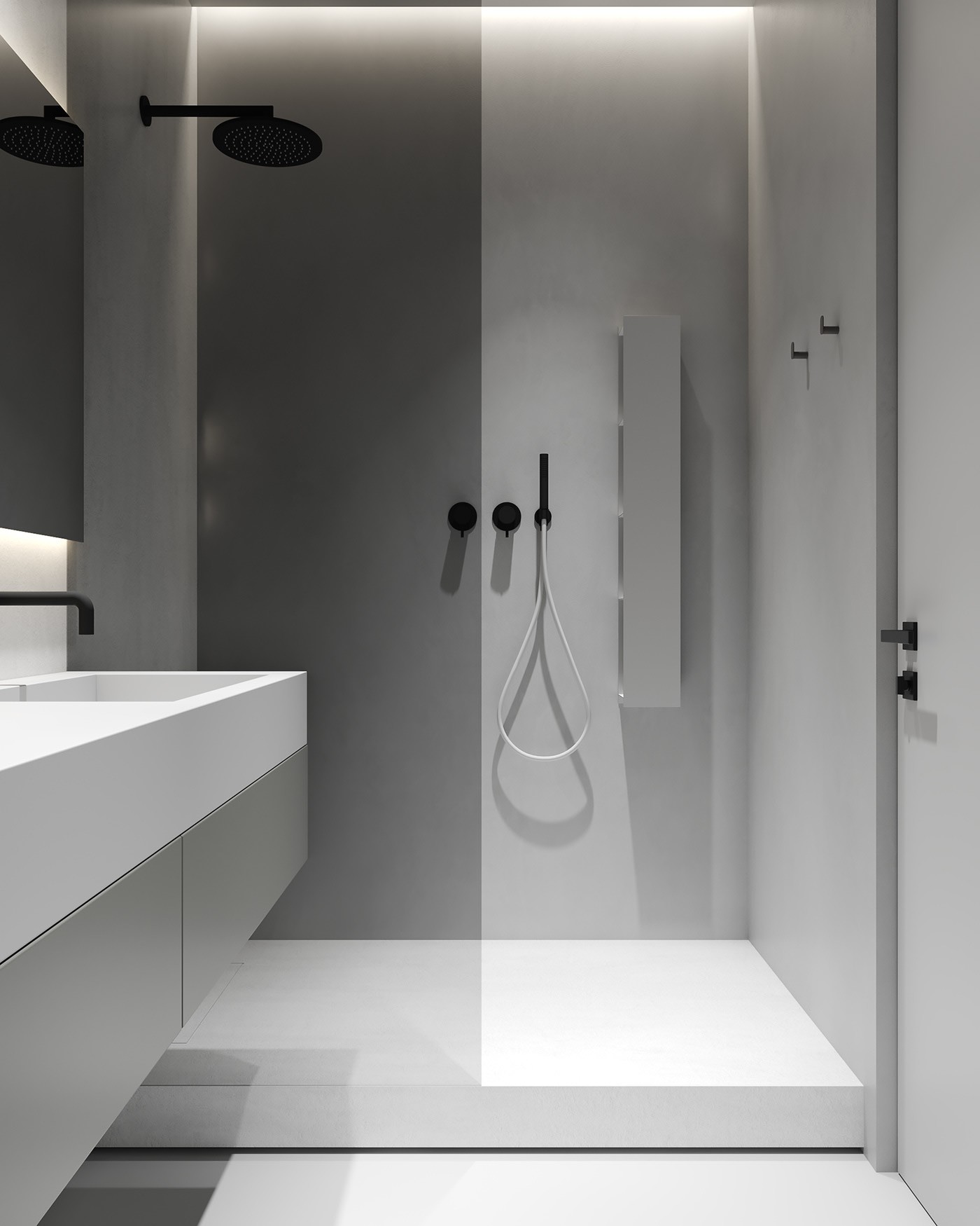 高级灰色系公寓设计 超耐看的设计！-17