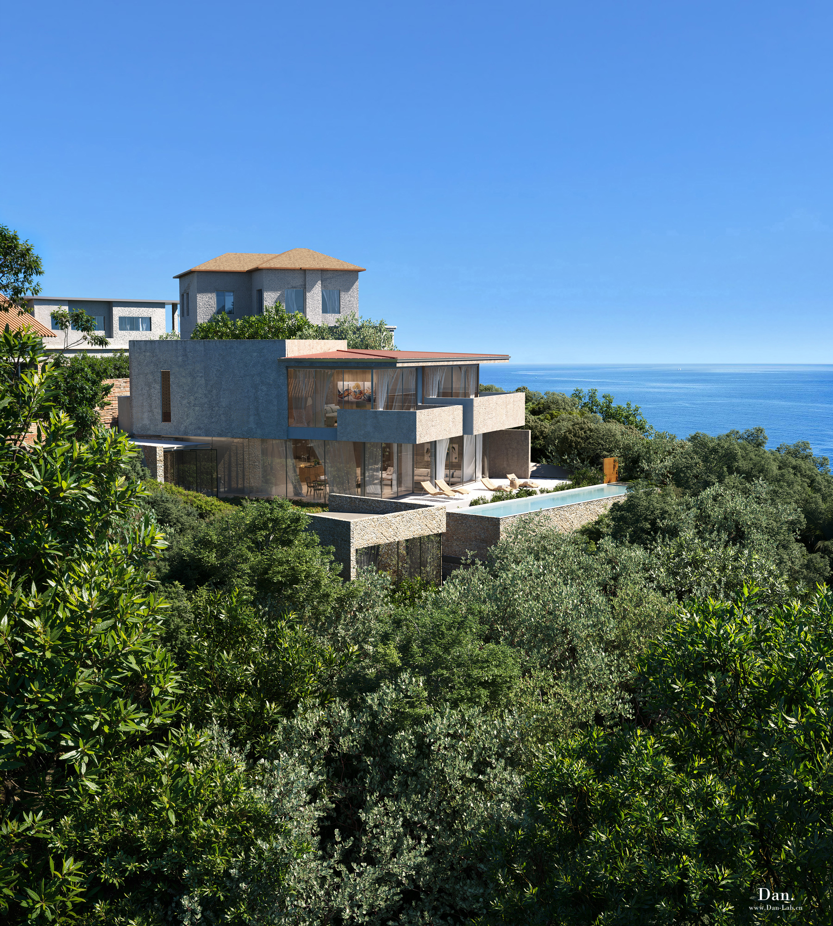 悬崖上的梦想住宅丨新西兰-14