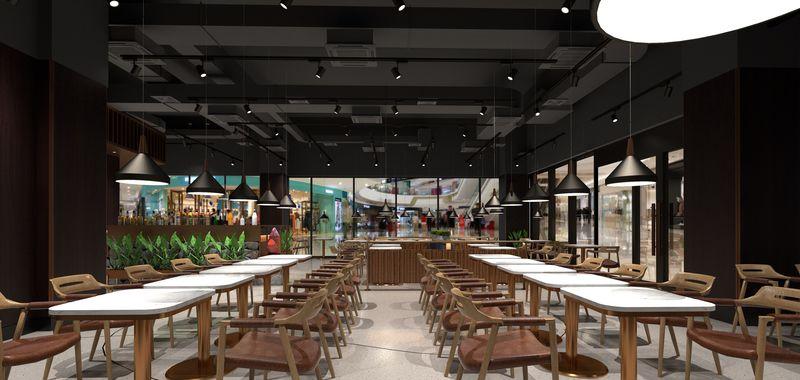 融合火木石的烧烤店设计-23