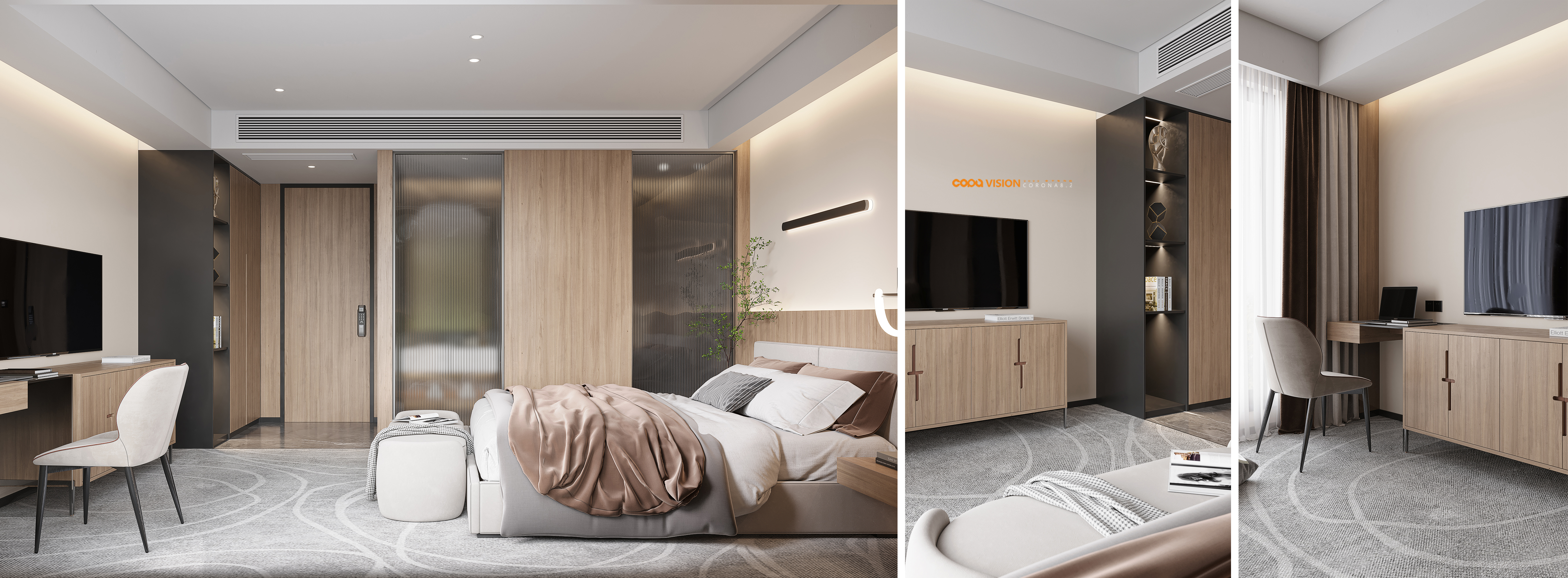 2022 年中下旬工装效果图表现作品丨靠背视觉-63