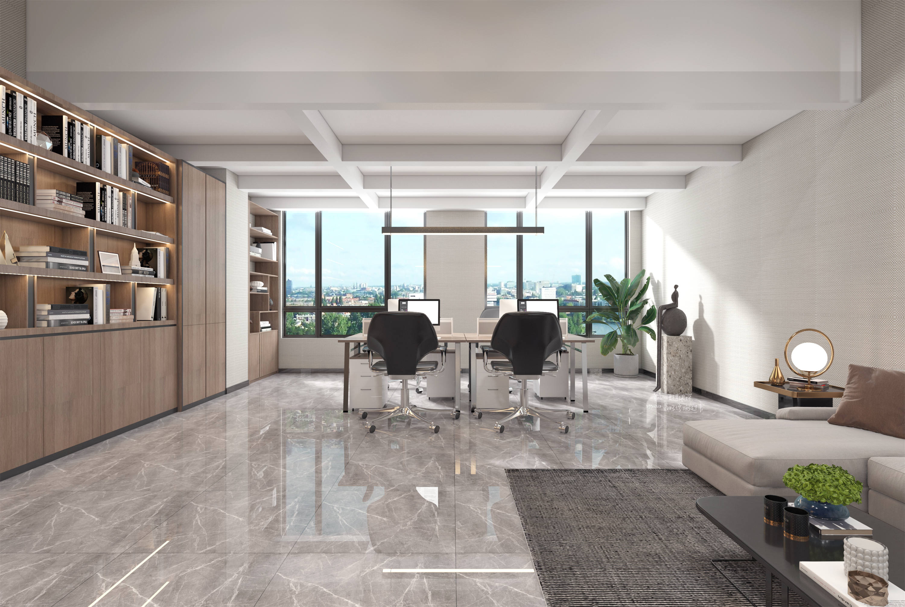 极简主义办公室设计-11