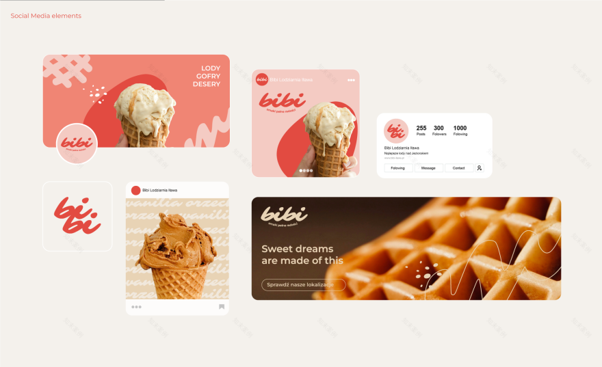 比比冰淇淋店,品牌塑造丨波兰-19