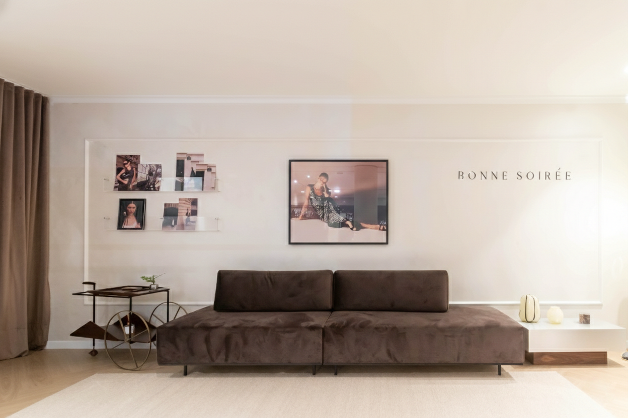 店铺设计  晚安（法语Bonne Soirée常见用于晚上与人分别时表达祝你有个美好的夜晚，这里直译为晚安较合适，若结合更具体语境可能有更精准译法） 丨ARIA STUDIO-3