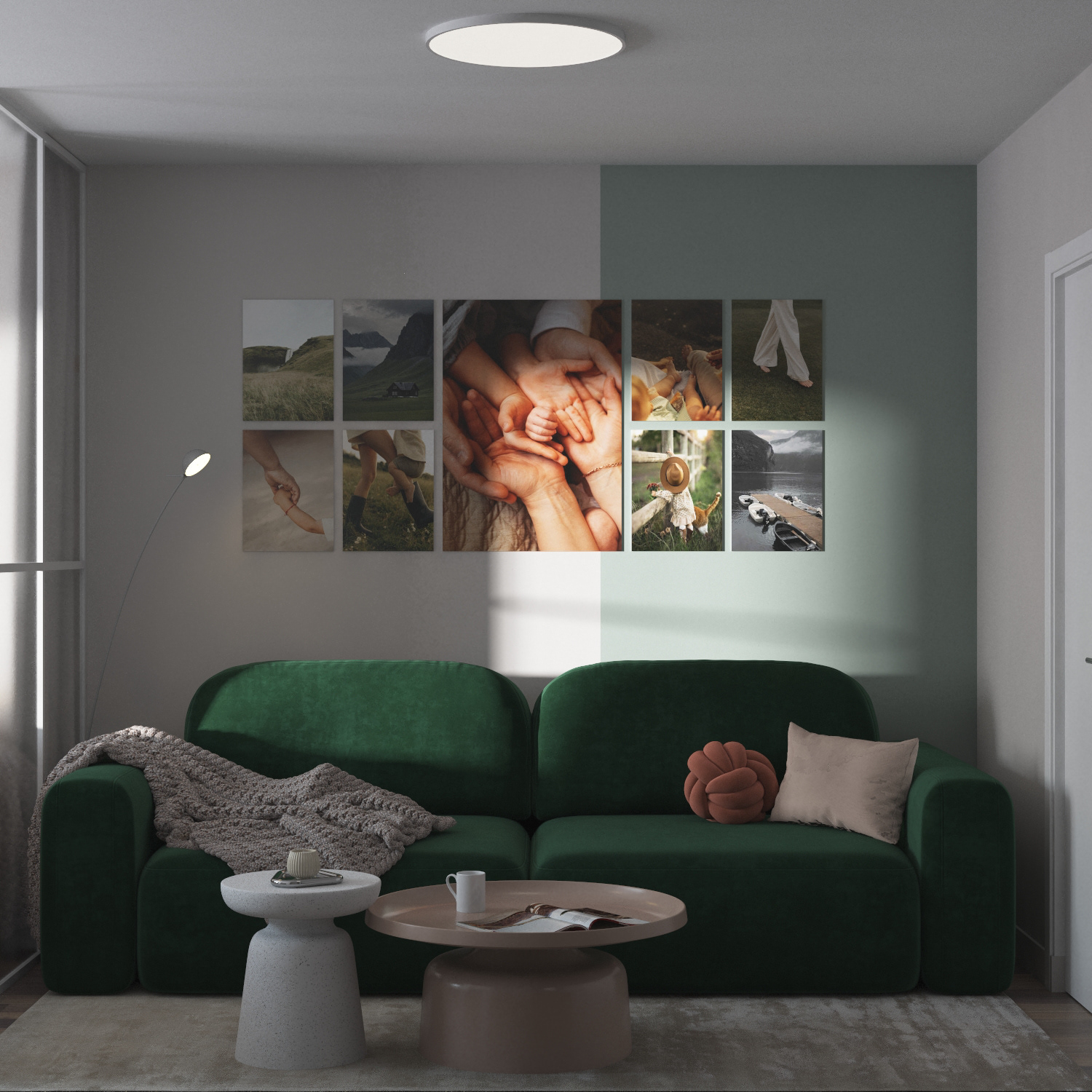 72平方米三居室公寓设计项目-2