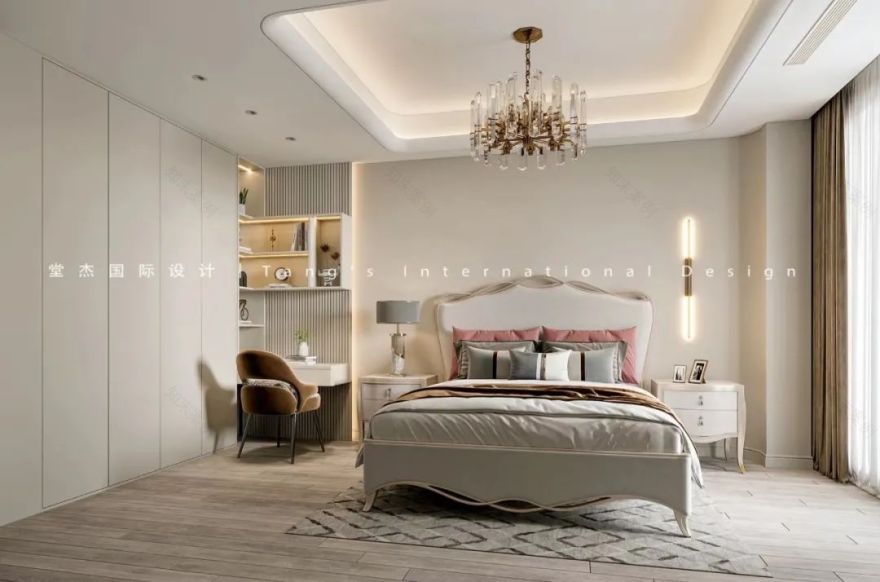 南京云栖山庄 320㎡轻法式大宅丨中国南京丨堂杰国际设计-45