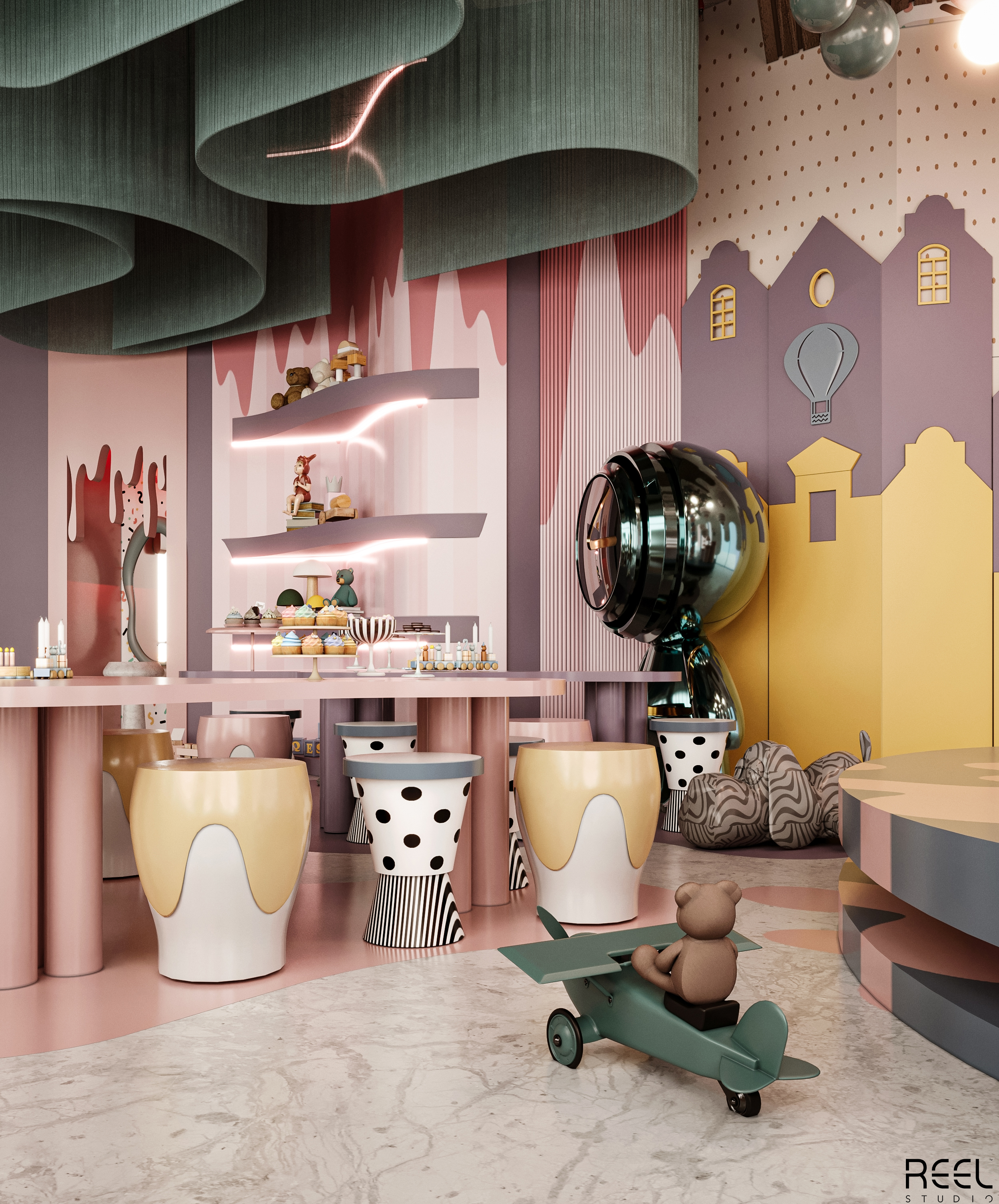 生日派对区室内设计丨沙特阿拉伯-3