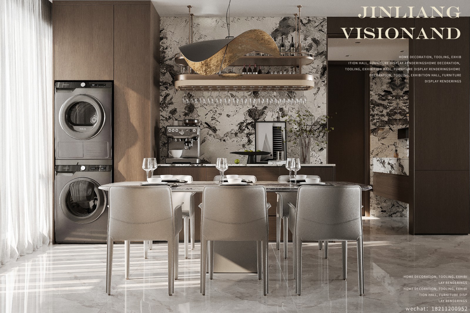 现代轻奢客厅，精致优雅生活-3