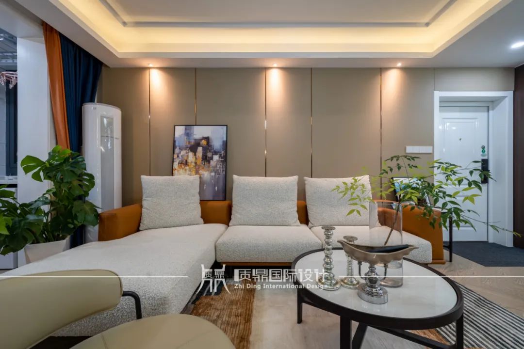 75㎡现代简约欧式风,幸福小镇明丰绿都的温馨之家丨中国上海丨韦军,汤陈成-23