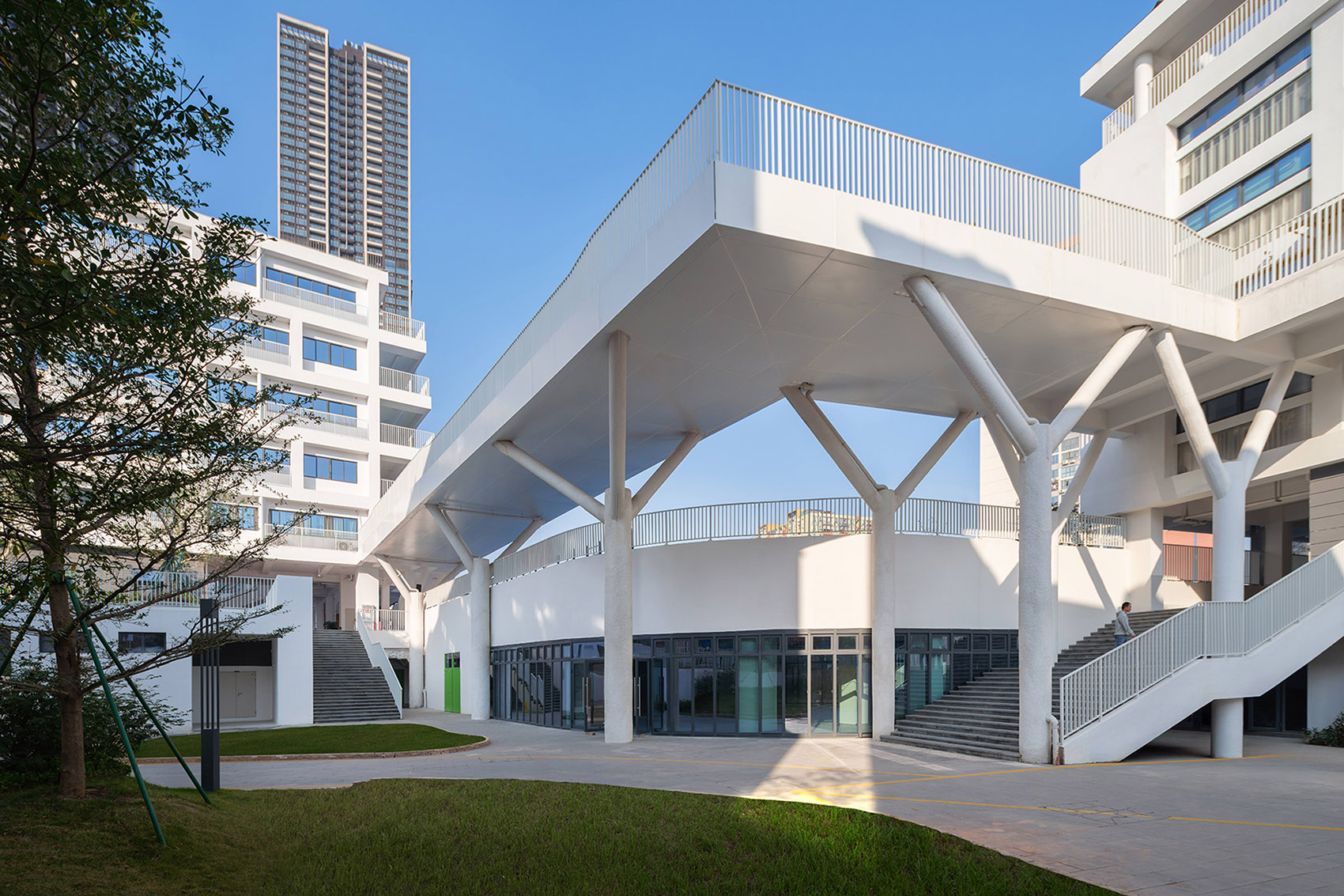 深圳市龙华区外国语学校福城校区丨中国深圳丨深圳大学建筑设计研究院有限公司“钟中 + 钟波涛”工作室-49