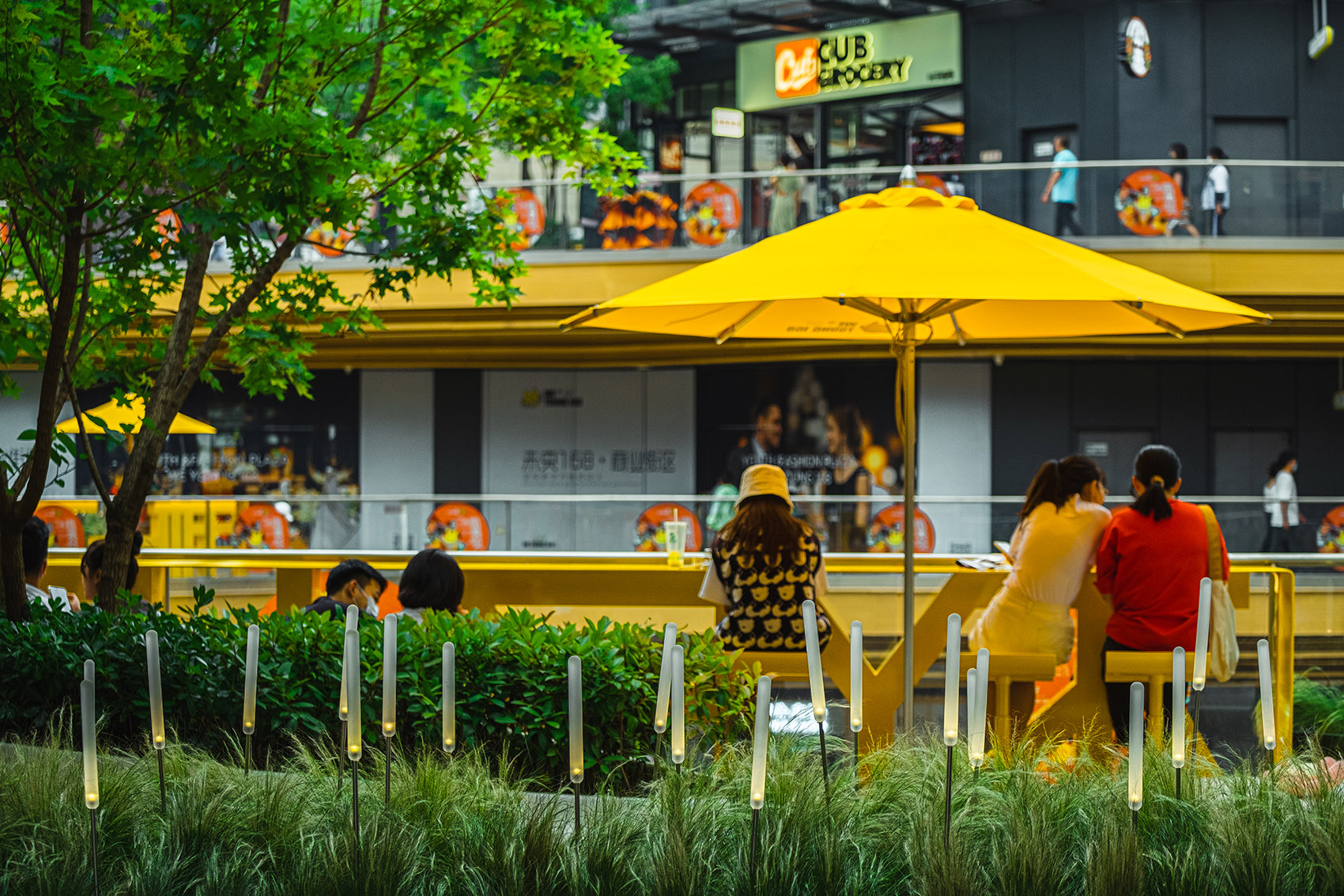 西安未央168商业街区露台改造丨中国西安丨原筑景观-33