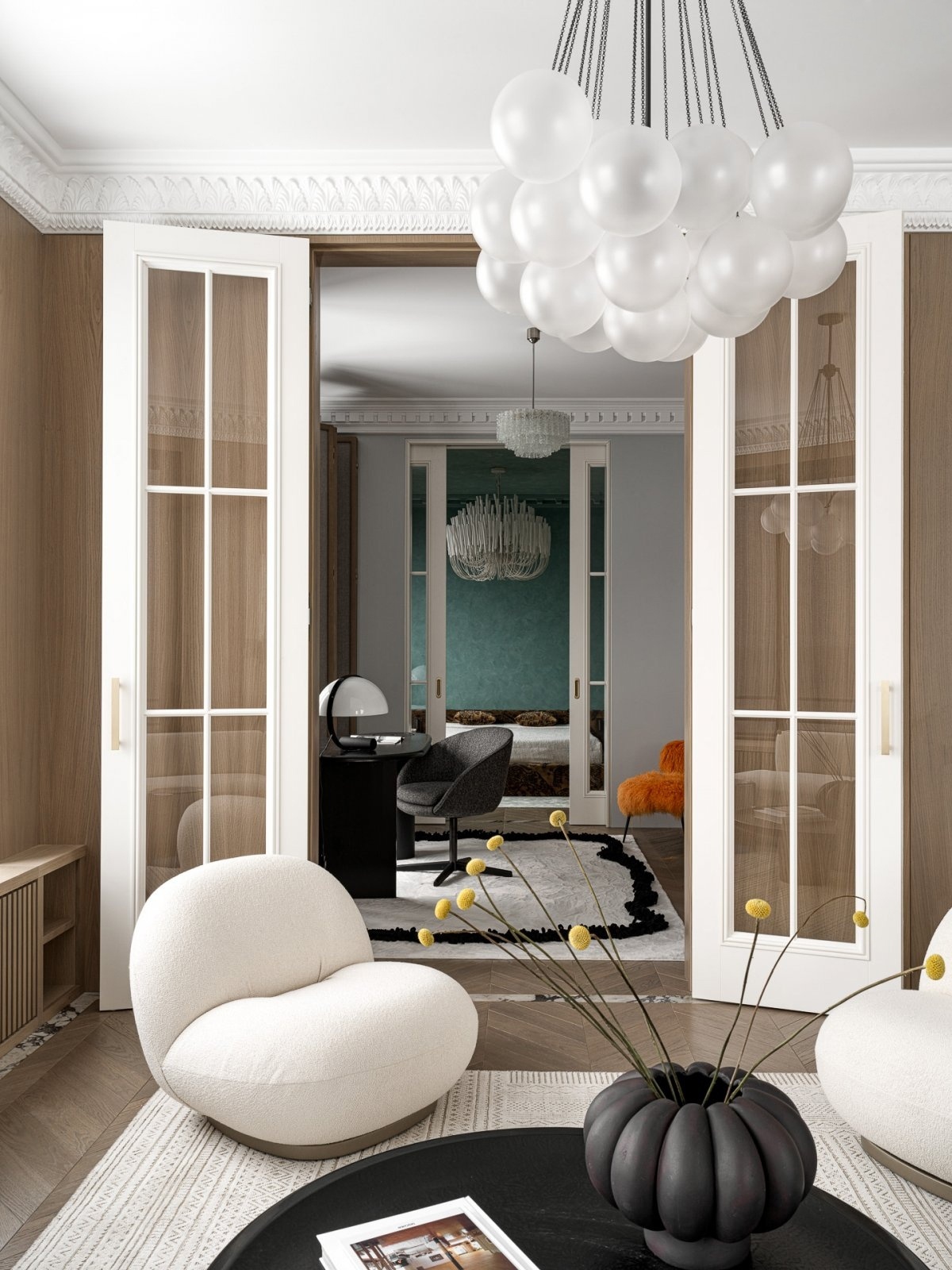 莫斯科现代公寓丨俄罗斯莫斯科丨KATERINA SAFRONOVA-5