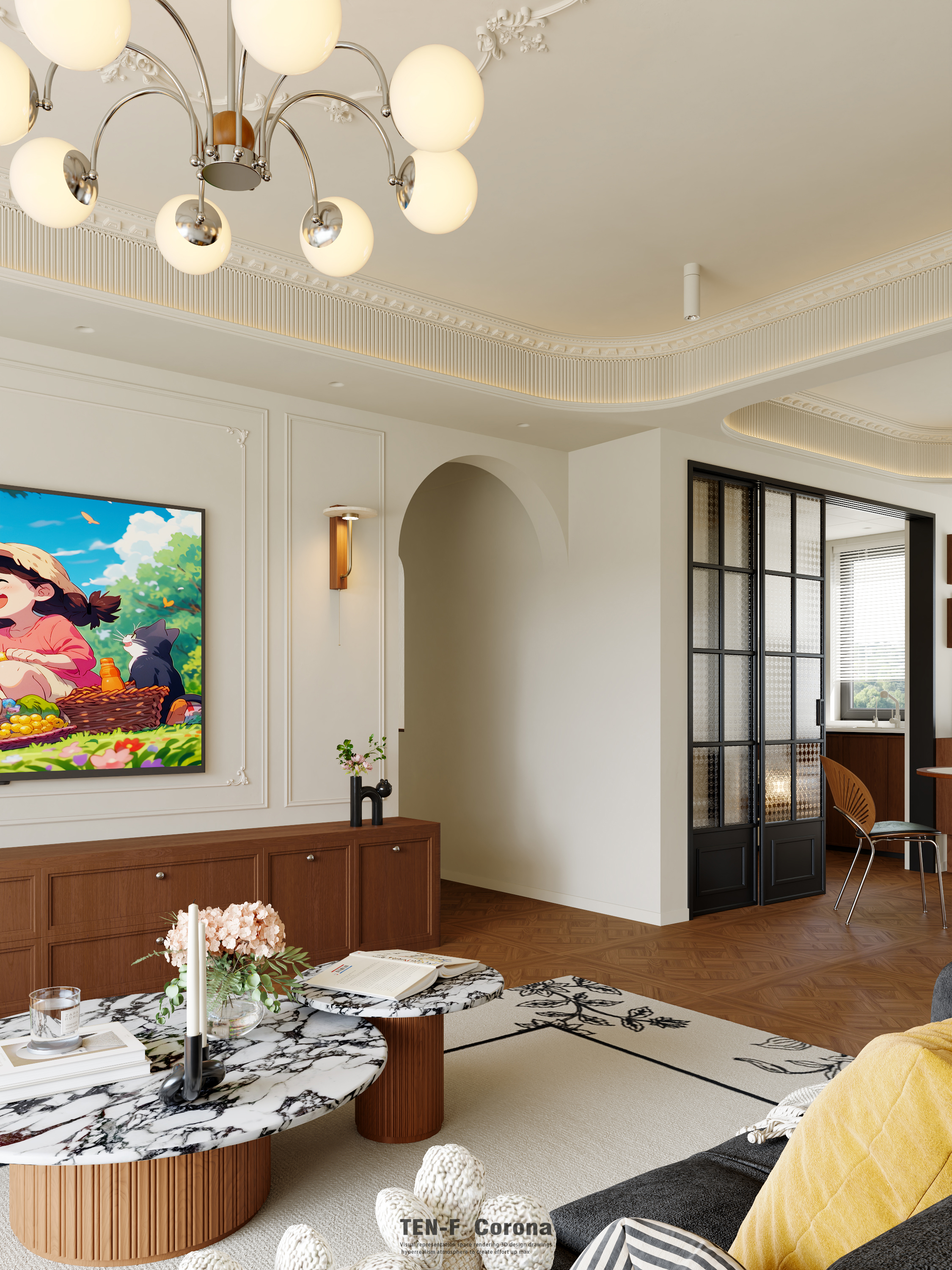 新案渲染 法式中古-4