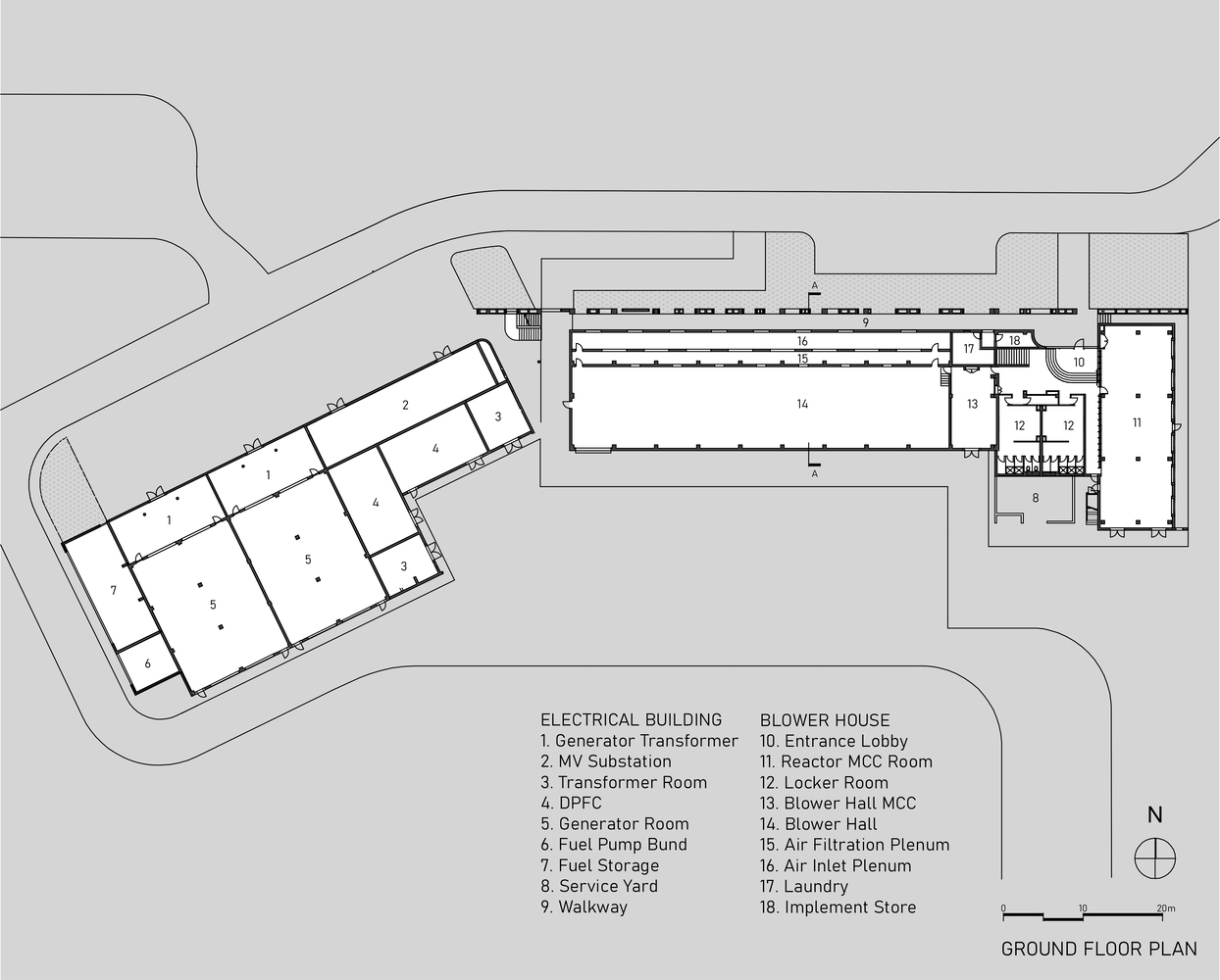 南非污水处理厂控制中心和鼓风机房综合体丨SALT Architects-34