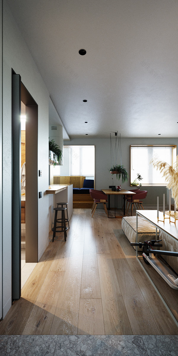 Sofia 公寓室内设计丨乌克兰基辅丨Lauri Brothers-28