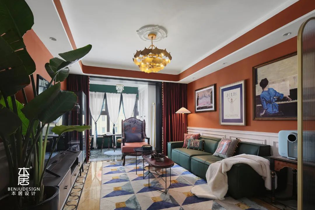石家庄碧桂园复古混搭风精装房改造丨中国石家庄丨本居设计-20