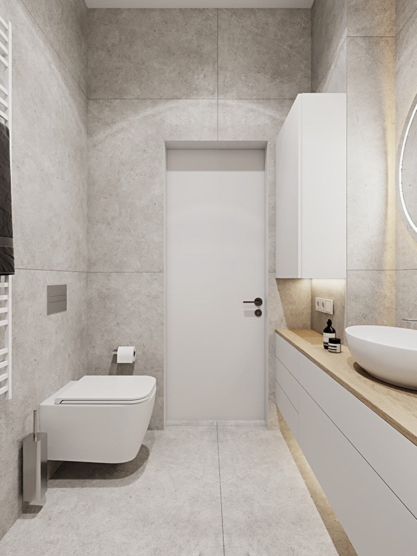 乌克兰104㎡现代简约风公寓设计-21