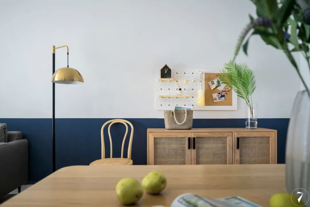 四川自贡 89㎡红蓝撞色家,定制父母宜居空间-22