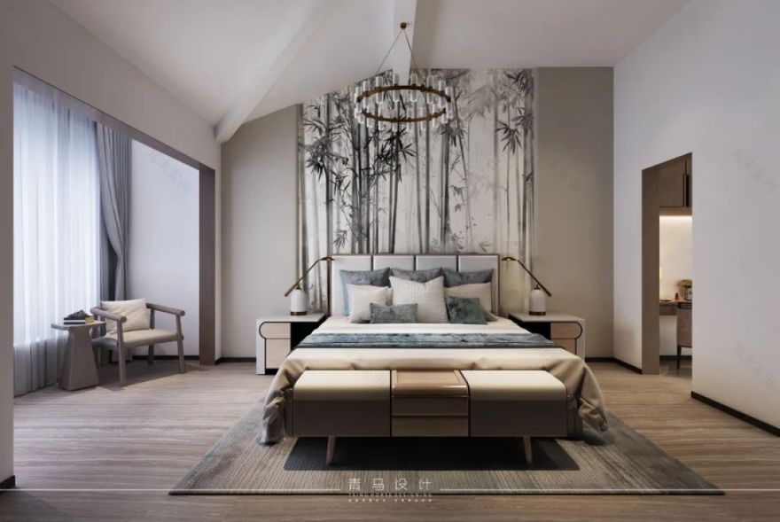 龙湖双珑原著联排别墅设计丨青马别墅空间设计-71