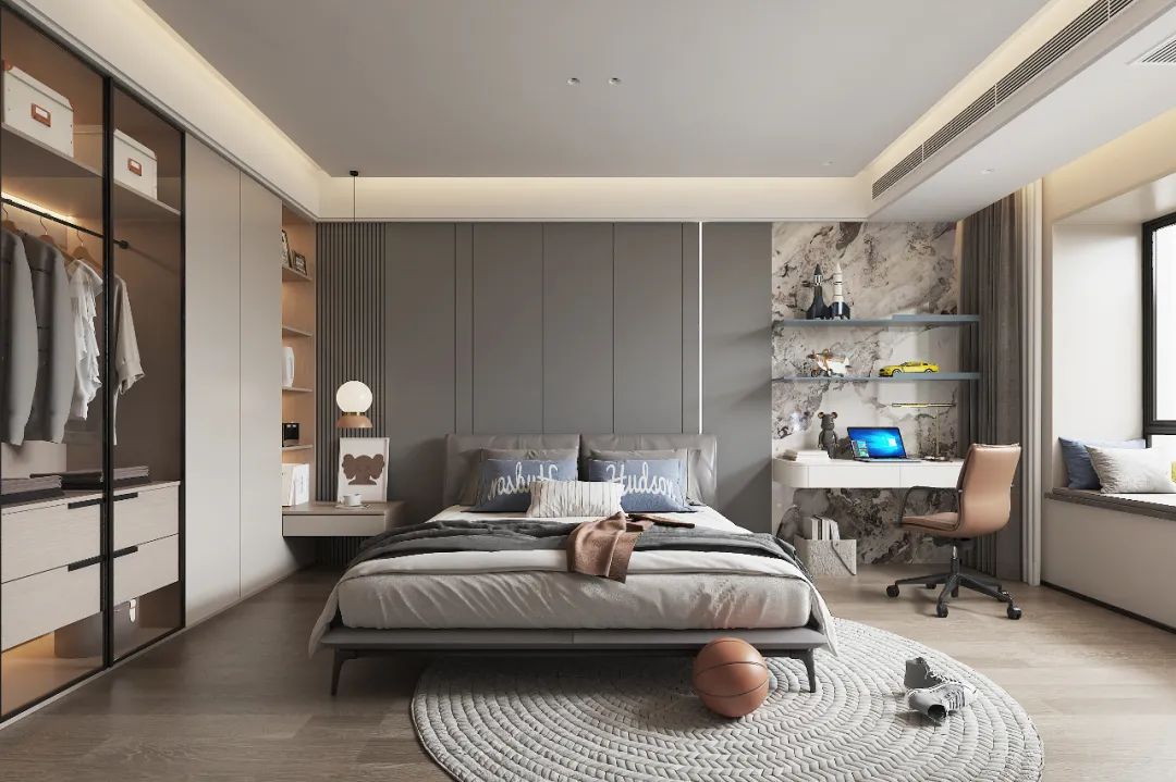 现代极简主义 · 陕西安康 400 平米住宅设计丨中国西安丨张磊设计师团队-43