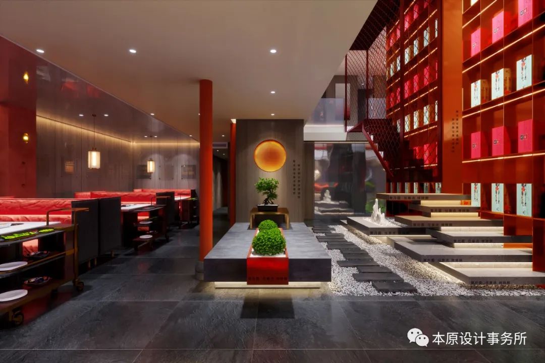 聚月圆火锅店丨中国重庆丨本原设计-24