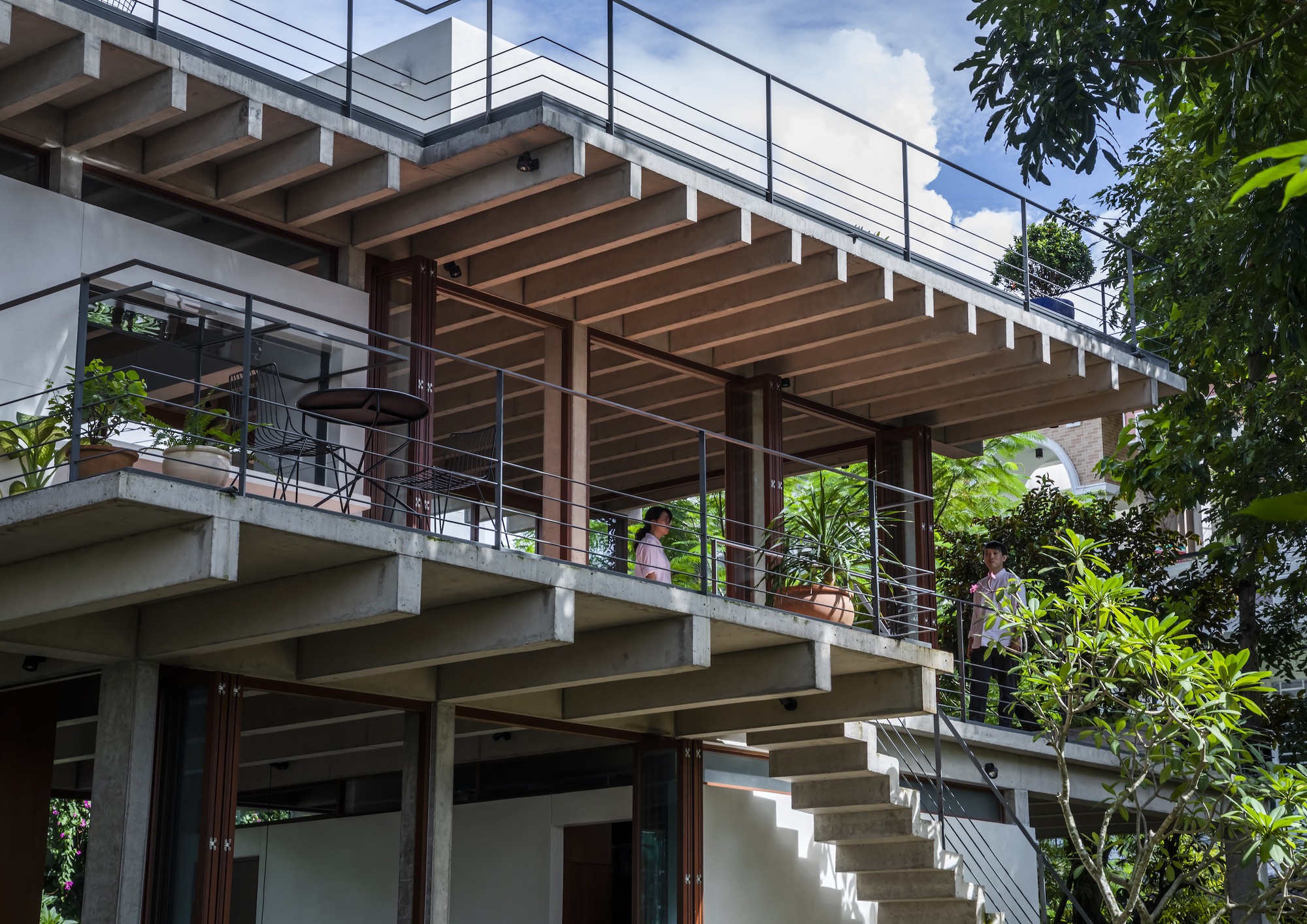 Thu Duc 漂浮住宅丨越南胡志明市丨Sanuki Daisuke architects-15