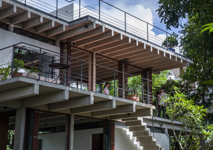 Thu Duc 漂浮住宅丨越南胡志明市丨Sanuki Daisuke architects-15