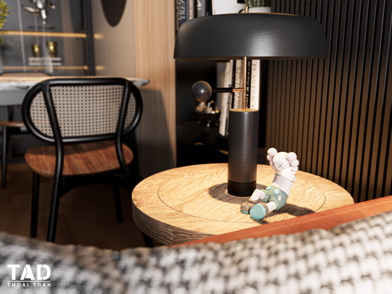 SketchUp室内客厅模型丨Thoai Tran-12