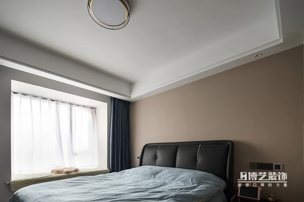 奶油色家居,温馨宁静的现代简约设计丨博艺装饰-38