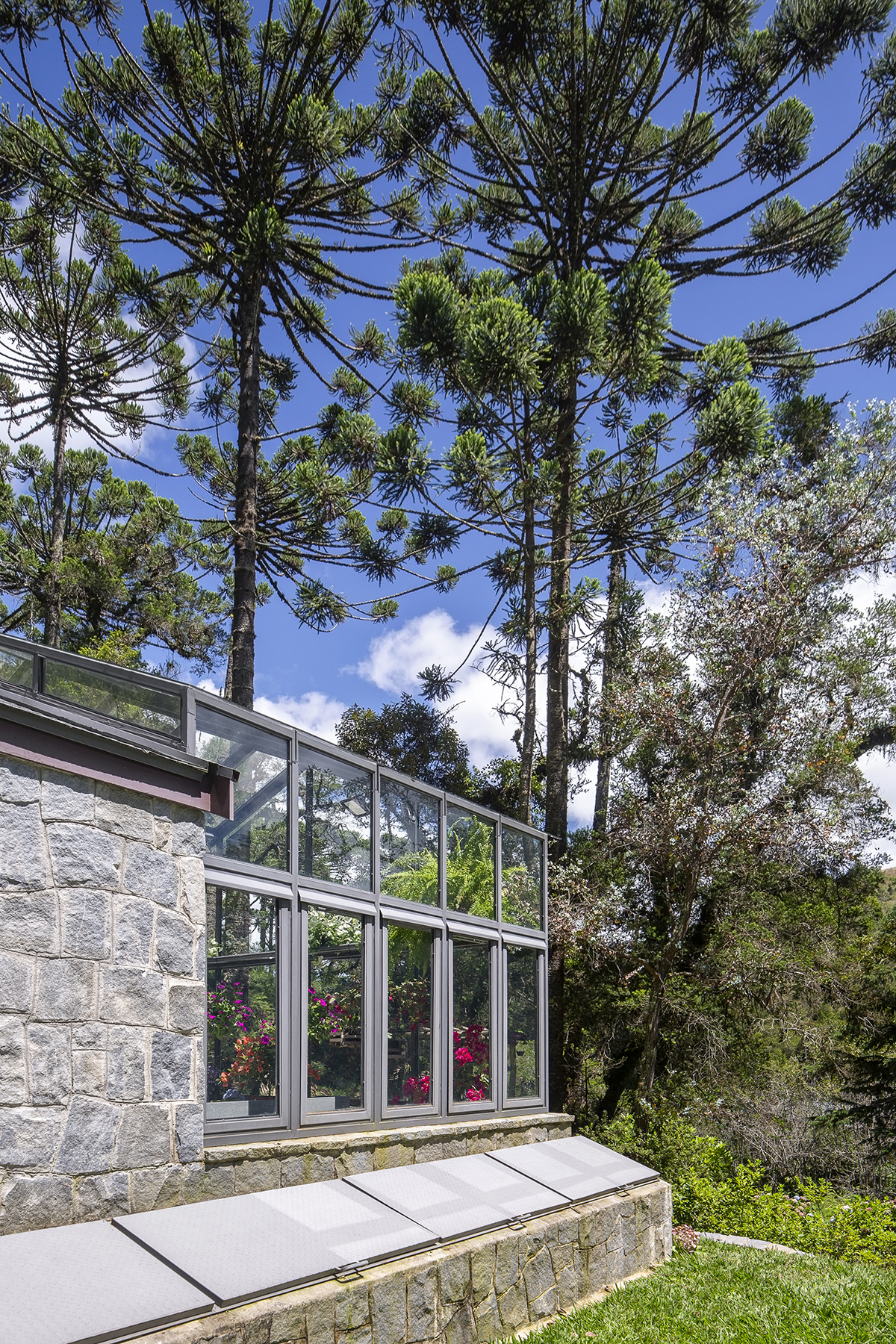 巴西 Araucária 家庭温室丨Angá Arquitetura-35