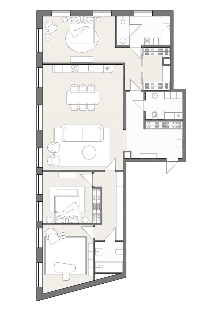 中性色系公寓设计-22