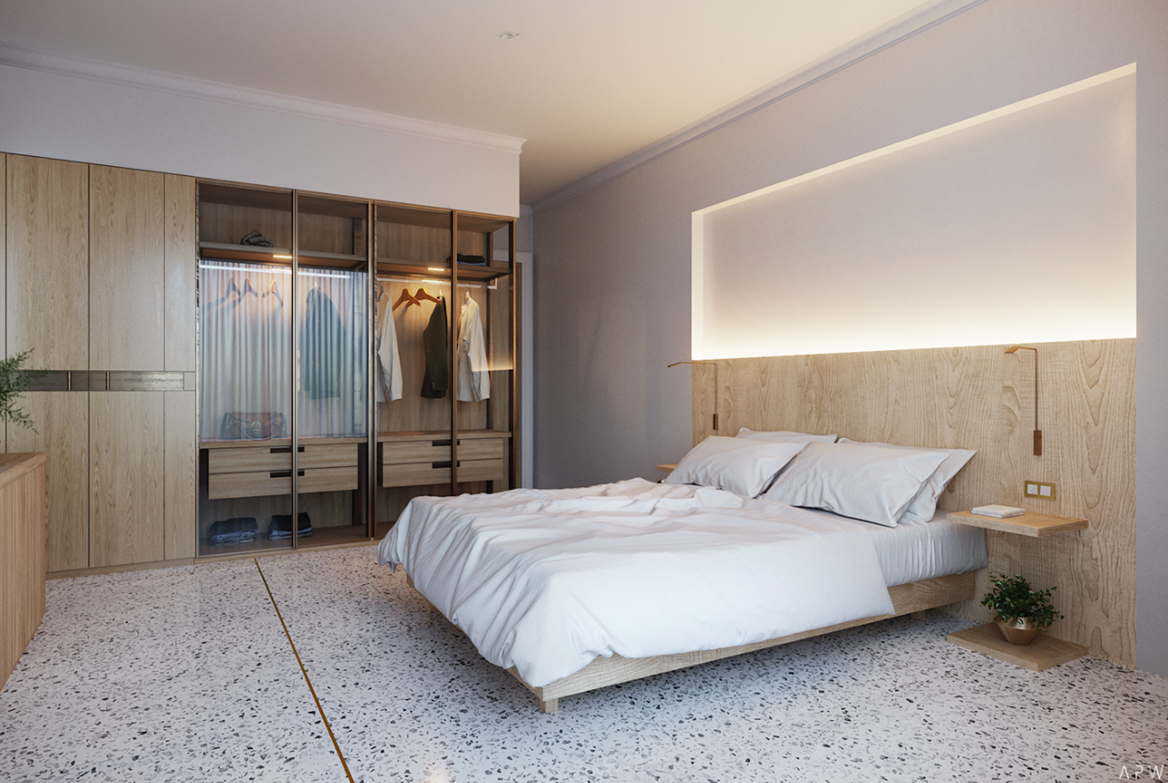 私人空间的艺术品——100 款卧室背景墙设计鉴赏-87