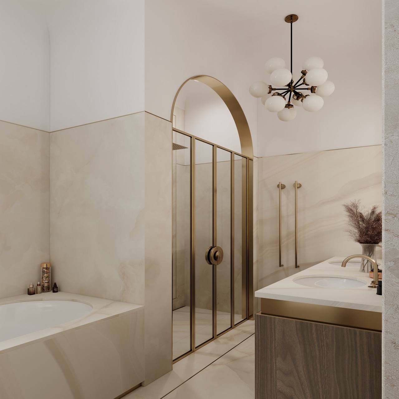 金色和白色搭配出高级感 | DE＆DE-26