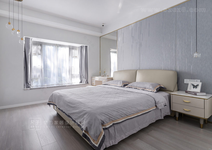 深圳观海台 140 平米现代轻奢风,生活因光影斑驳而精彩-27