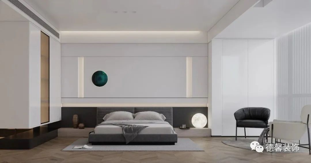 藏珑府现代法式混搭别墅丨德馨装饰-14