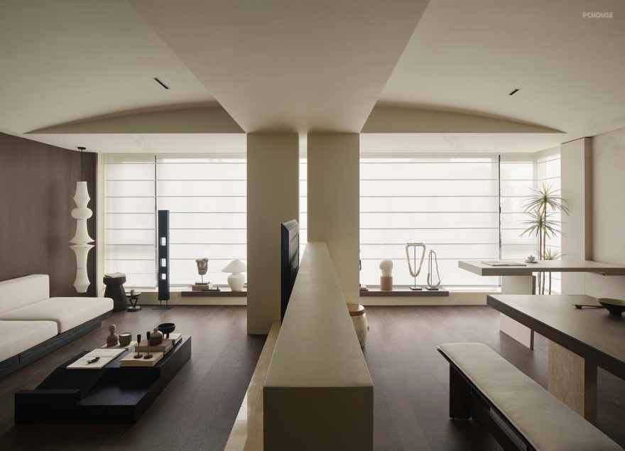 160㎡侘寂新中式 感受当代禅意东方美丨FF design-18