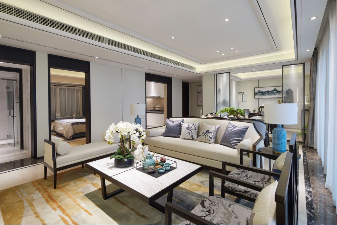 现代中式融合，绵阳九阙府 A1 户样板间-20