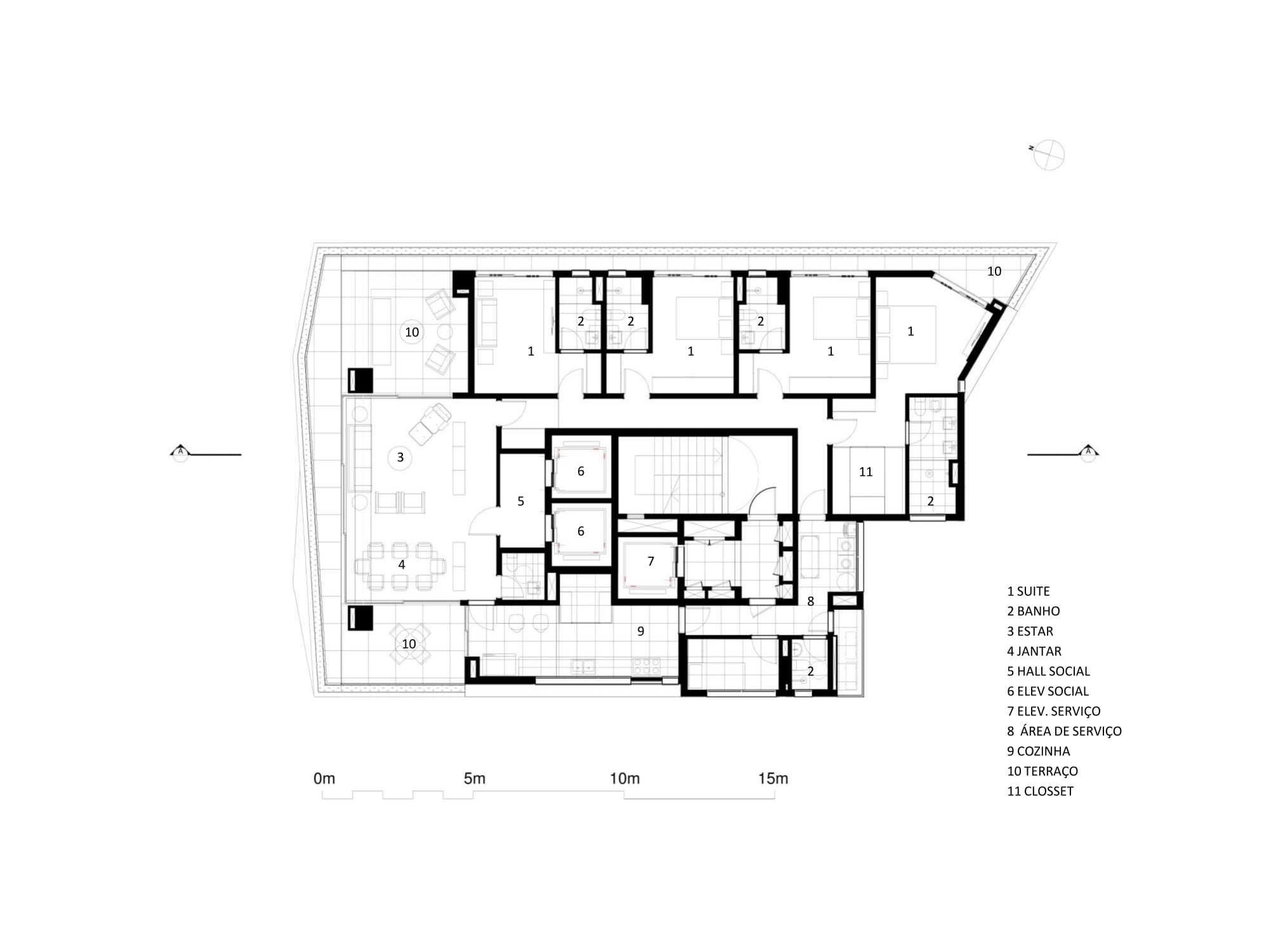 Leopoldo 1201 住宅大楼丨巴西圣保罗丨aflalo,gasperini arquitetos-27