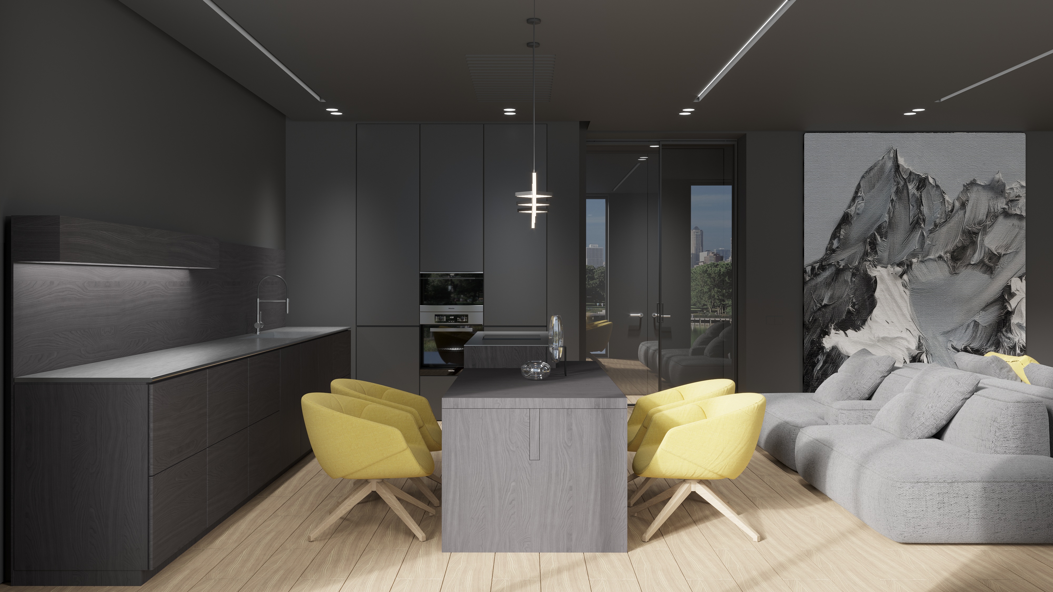 Portfolio. Interiors. Architecture of buildings.-11