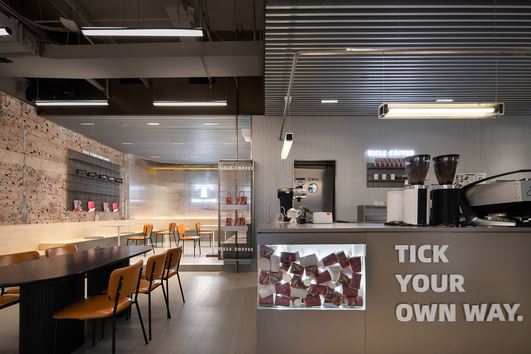 Ticle Coffee系列店设计丨中国沈阳丨大观建筑设计-16