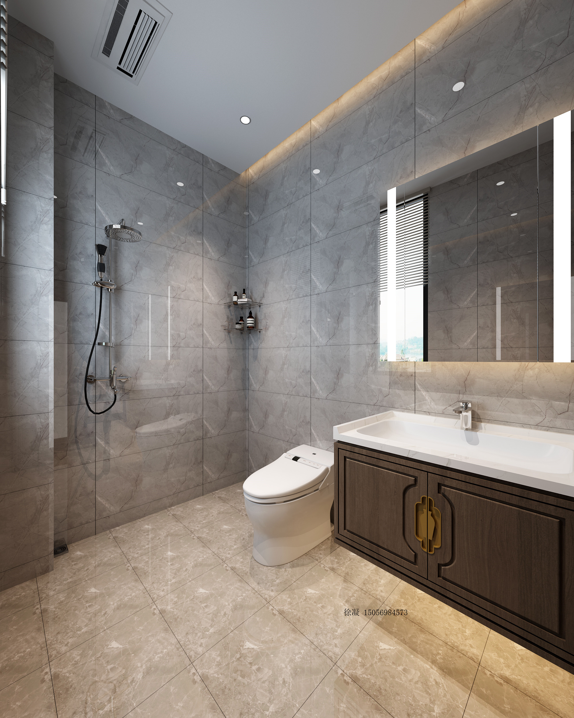 新中式简约别墅设计-9