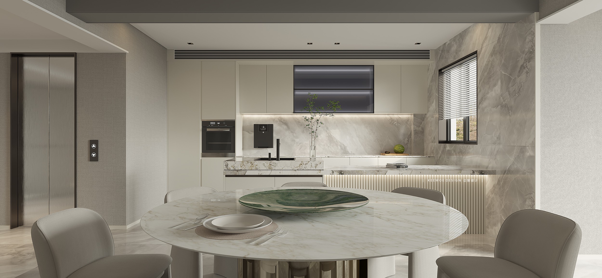 现代简约别墅设计丨企屋设计-10