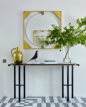 Modern interior in the suburbs，优雅的现代生活