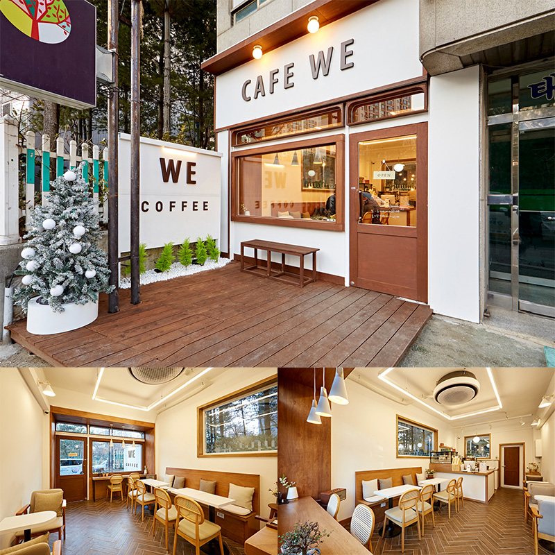 简约白色调 8 坪咖啡厅设计-1