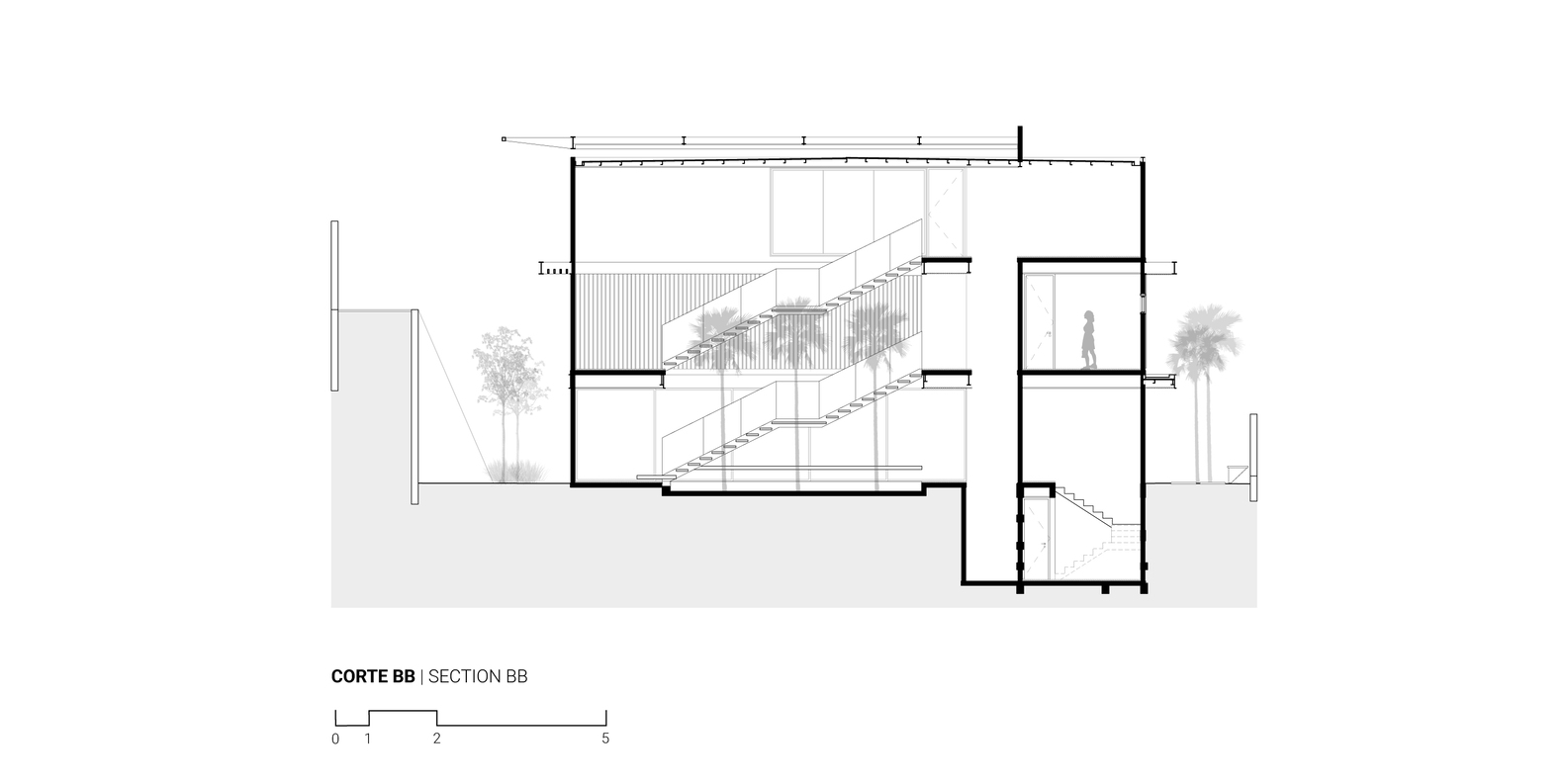 RZ Residence · 巧妙利用地形的现代简约住宅设计-14