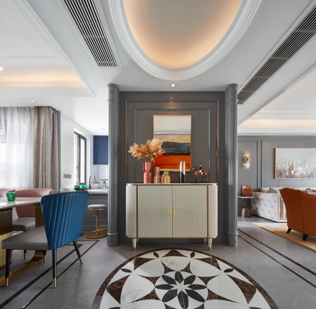 蓝色多瑙河恋曲 · 南宁四房两厅优雅空间设计丨中国南宁丨柒颜设计-15
