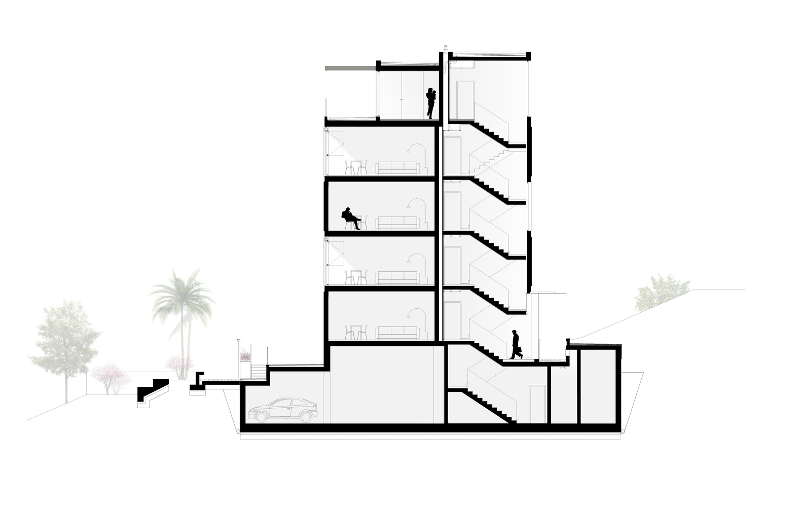 西班牙马拉加 Huerta Nueva 住宅建筑设计丨Bakpak Architects-34