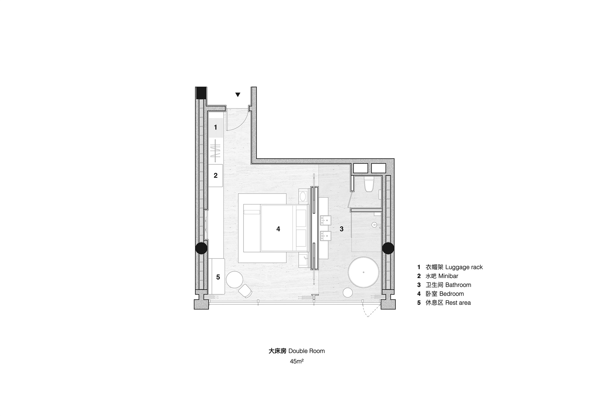 日月湾度假酒店丨中国万宁丨B.L.U.E.建筑设计事务所-84