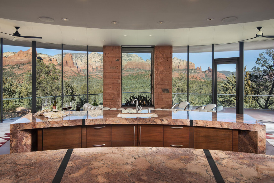 美国亚利桑那州塞多纳“月亮门”别墅,自然与现代的完美融合-25