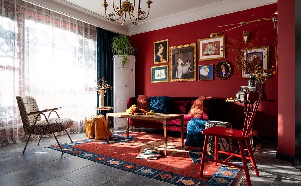 色彩冲击下的摩登复古家居设计-2