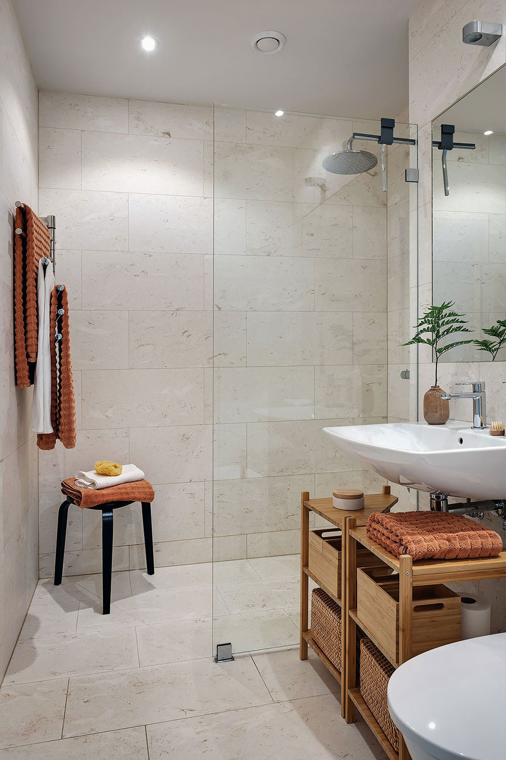 哥德堡优雅绿陶公寓，温暖纹理与现代风格的完美融合-24